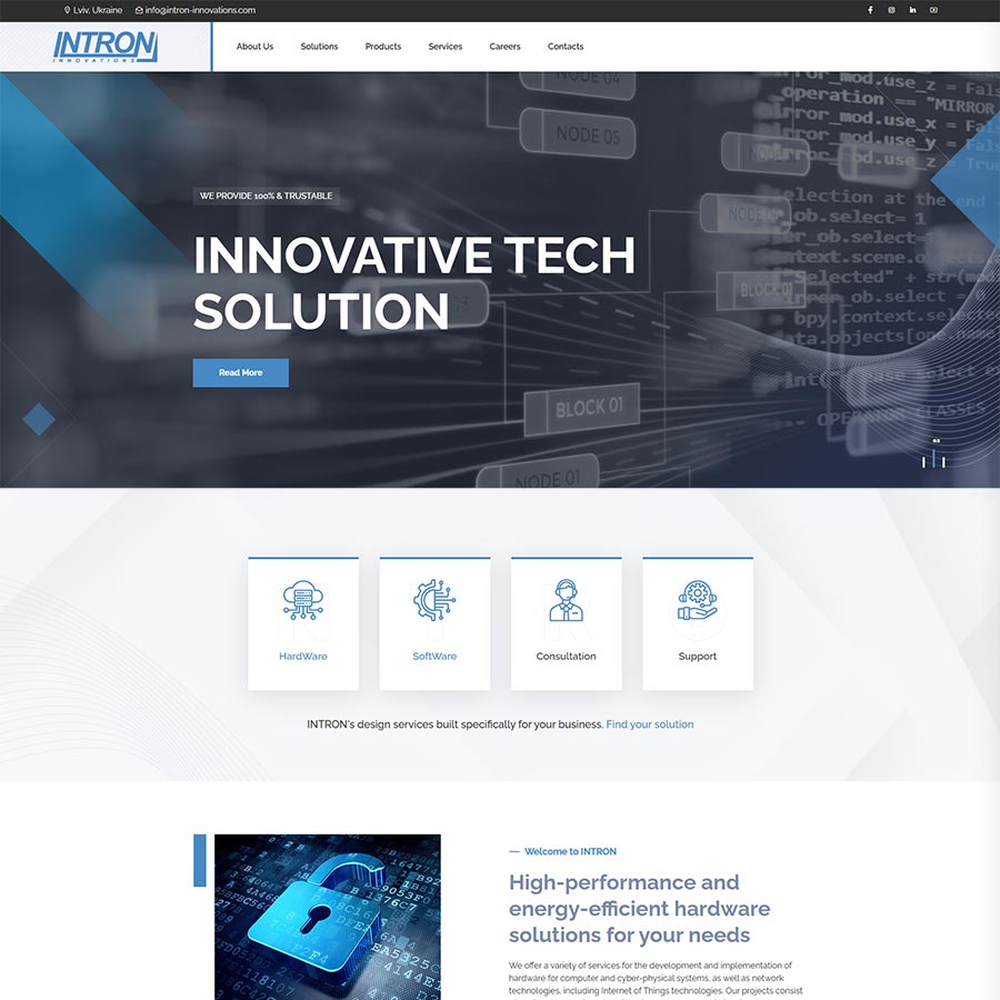Intron | Іноваційні технічні рішення